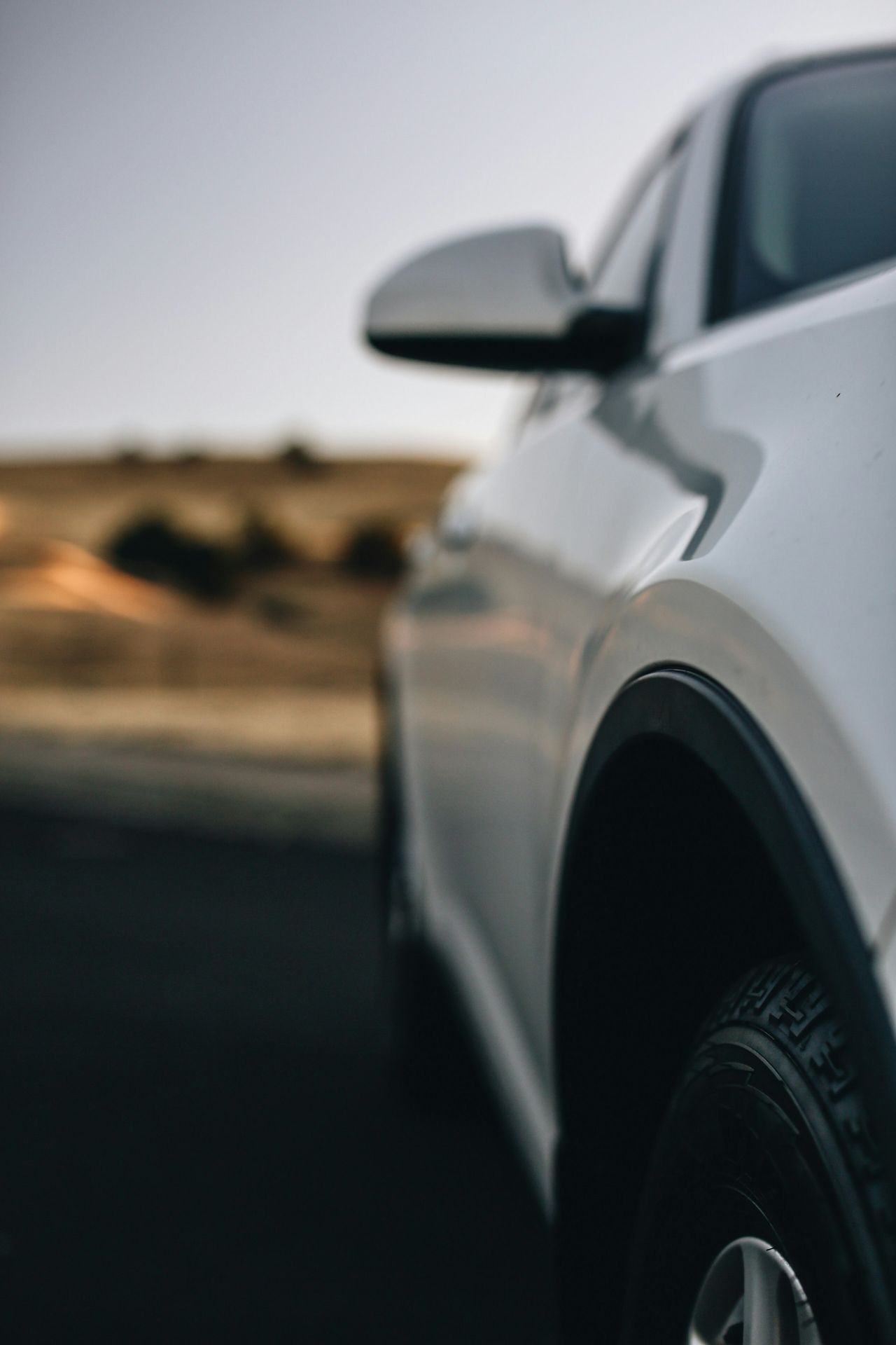 white car on road during daytime